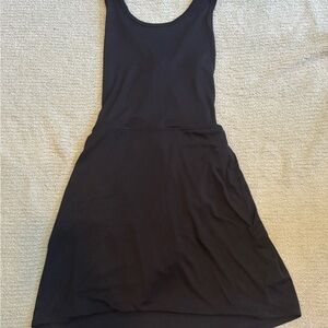 Columbia Black Sleeveless High Low Sundress